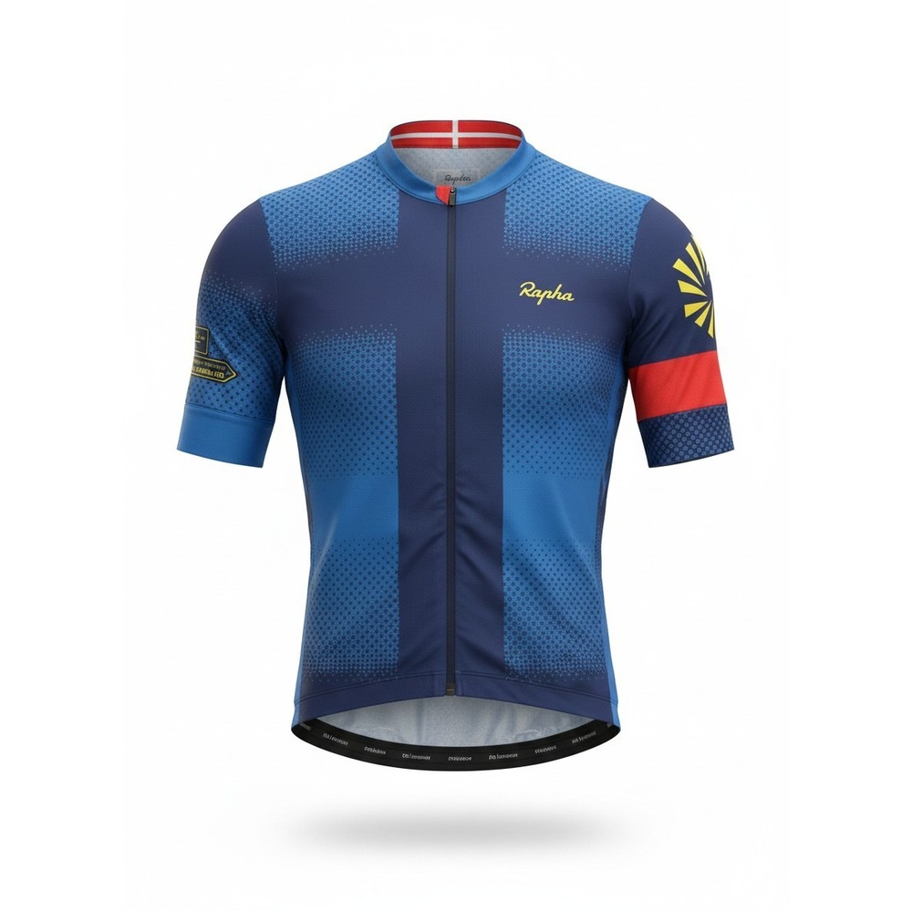 Rapha Men L'Etape du Tour 2019 Cycling Jersey Blue Large Albertville Val Thorens